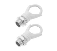 ULDIGI 2 pièces Lot de Anneaux de Suspension pour Abat-jour Blanc Supports Robustes pour Éclairage Plafond Accessoires de Fixation pour Lustres et Lampes DIY Résistants et Sécurisés