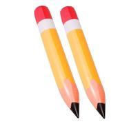 ULDIGI 2 Pièces Lot de Ballons Gonflables Crayon PVC Couleur Vive Résistants et Faciles à Suspendre pour Décoration Rentrée Scolaire et Classe
