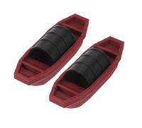 ULDIGI 2 Pièces Miniature Plastic Sailboat Models Small Vintage Chinese Boat Ornaments for Fairy Garden Micro Landscape and Desktop Decor