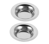 ULDIGI 2 Pièces Plateau de Fusion de Cire Réutilisable Acier Inoxydable Support Résistant Chaleur pour Diffuseur Huiles Essentielles et Chauffe-Huile Bien-être