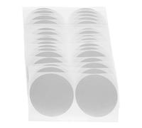 ULDIGI 20 Feuilles Autocollants Ronds à Gratter Petites Étiquettes Adhésives DIY pour Jeux de Tombola Récompenses Événements Annonces Surprises Fête et Mariage Lot de Argentées
