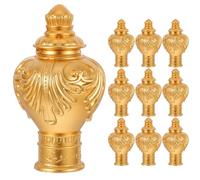 ULDIGI 20 Pièces Embouts Dorés pour Tringle à Rideau Cache-Boutons Rétro Plastique Embouts Décoratifs pour Tringles Roman de Protection Anti-poussière pour Maison et Bureau