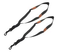 ULDIGI 2pcs Sangle de Cou pour Saxophone Sangle de Saxophone en Cuir et Abs Réglable Ergonomique Facile à Installer pour Saxophonistes