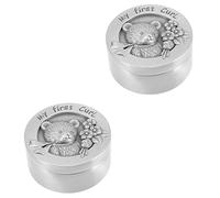 ULDIGI 2pièces Boîte Pour Cheveux De Boîte à Souvenirs Fœtaux Rangement Compact Pour Souvenirs Enfance