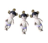ULDIGI 3 pièces Figurine Garçon Fille Jésus Résine Statue Sacrée Sculpture Décorative pour Bureau et Maison Ornement Religieux Réaliste et Détail Fin