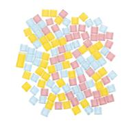 ULDIGI 300 pièces Carreaux Mosaïque Verre Irreguliers pour DIY Décoration Créative Loisirs Actifs Artisanat