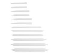 ULDIGI 36 Pièces Estompes Papier Dessin Double Tête Blanches, Réutilisables, pour Pastel et Crayon, pour Croquis, Étudiants en Art et Professionnels