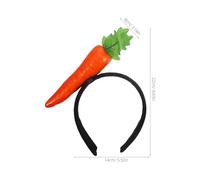 ULDIGI 4 Pièces Headband Set Pumpkin Pepper Carrot Hair Accessories Lightweight Halloween Women S Spa Cosplay Party