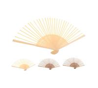 ULDIGI 4 pièces Monture Éventail Pliant Bois pour DIY Cadre et Facile à Assembler Support Éventail Artisanal pour Décoration et Projets Culturels