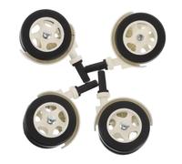 ULDIGI 4 Pièces Pas De Passif Roulettes Silencieuses Mini-roues Roulettes Pivotantes Roue Silencieuse Plastique