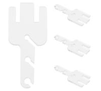 ULDIGI 4 Pièces Tendeur de machine à tricoter accessoires de machine à tricoter tricotin tendeurs Transparent