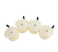 ULDIGI 4 Roulettes Pivotantes Pour Poussette Trotteur Landau Roues Arrière De Rechange Assemblage De Roues De Poussette Couleur Beige Pp