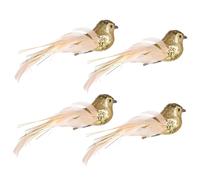 ULDIGI 4pièces Oiseaux Simulés Clips Décorations De Jardin Et Ornements pour De