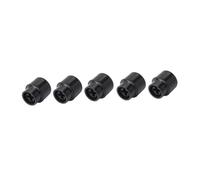 ULDIGI 5 Pièces Bouton Sélecteur Guitare Électrique Noir Embout de Remplacement pour Interrupteur à Bascule Voies Facile à Installer Style Vintage Rond Compatible Micro Pickup