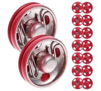 ULDIGI 50 paires Boutons Pression Métal Pratiques Kit Boutons-pression à Coudre Invisibles pour Vêtements Boutons Délicats pour Manteaux Vestes et Pulls Accessoire Couture et Léger