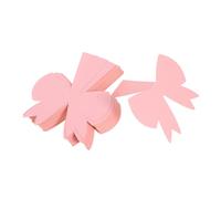 ULDIGI 50 Pièces Lot de Cartes de Table Rose avec Nœud Décoratif Cartes de Place Vierges pour Mariage Fête Prénoms Personnalisables Marque-places Solides pour Organisation Élégante