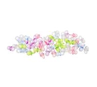 ULDIGI 50 Pièces Mini Breloques Sucette Transparente Acrylique pour Shower Charms Pendants Légers pour Colliers et Bracelets Décorations Éclatantes pour Fête Fille Garçon