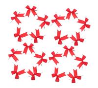 ULDIGI 50 Pièces Mini Nœuds avec Fil Torsadé Décorations Artisanales Pré-nouées pour Emballage Bonbons Fêtes Mariages Anniversaires et Cadeaux