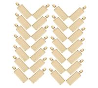 ULDIGI 50 Pièces Rectangle Bezel Tray Blanks Metal Pendant Bases For DIY Photo Jewelry Keychain Blanks And Earring Settings Compatible With Resin And Glass Cabochons