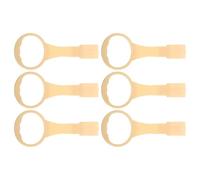 ULDIGI 6 Pièces Anneaux de Traction Garçon Fille Poignées Stables pour Parc et Lit Accessoires Ludiques et Sécurisés pour Entraînement Marche et Jeu des Tout-petits