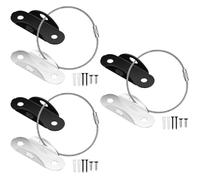 ULDIGI 6 Pièces Dispositif antichute sécurité enfant coin anti-bascule la commode porte safety sécurité bebe ancre de mur d'étagère kit anti basculement pour meuble Acier inoxydable