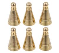 ULDIGI 6 Pièces Moule Encens Cône Laiton Moule Tour Réutilisable Outil DIY Portable pour Fabrication Cônes Encens Artisanaux