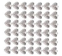 ULDIGI 60 pièces Pendentifs Aile Ange Alliage de Zinc Double Face pour Bijoux DIY Accessoires de Fabrication de Bracelet Décoratif Breloques Protection et Amour Lot pour Artisanat et