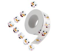 ULDIGI Autocollants Ronds De Noël Bonhomme De Neige Pour Boîtes Et Cartes