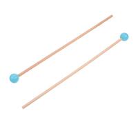 ULDIGI Baguettes de Percussion Marimba en Bois D'érable Embouts Ronds en Silicone, 1 Paire, Maillets pour Xylophone et Clavier, Accessoires pour Instruments de Musique, Usage