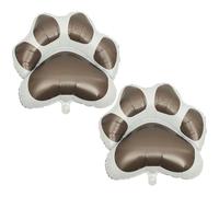 ULDIGI Ballons en Aluminium 2 Pièces Forme Patte de Chien Motifs Canins pour Décoration Anniversaire Chiens Décorations de Fête Intérieure