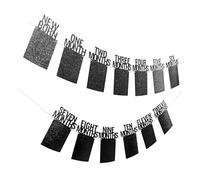 ULDIGI Bannière Photo Danniversaire Pour Bébé Cadre Daffichage Photo Décor De 1er Anniversaire