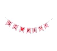 ULDIGI Bannière « Sois à Moi » en Papier Robuste Guirlande Décorative Cœur Rouge pour Saint-Valentin Mariage et Demande en Mariage Décoration Romantique Suspendue pour Fête et