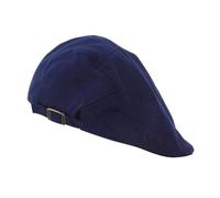 ULDIGI Béret de Chef Ajustable en Tissu Léger Bleu Marine, Toque Respirante Anti-Transpiration pour Restaurant Cuisine Professionnelle, Taille Unique Confortable pour Personnel