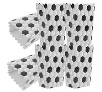 ULDIGI Boîtes à Popcorn en Papier pour Fête Football Lot de 6 Mini Boîtes à Friandises et Frites Emballage Pratique et Sûr pour Événements Sportifs et Anniversaires Décorations Thème