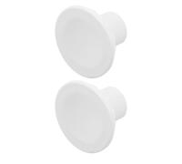 ULDIGI Bouchon de Vidange du Congélateur et Réfrigérateur en Plastique Blanc, Lot de 2 Pièces, Installation Facile, Réduit le Givre, Compatible avec Haier pour Usage Domestique