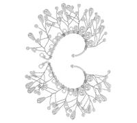 ULDIGI Boucle Oreille Elfique Non Percée Imitation de Confortables pour Mariées et Demoiselles Honneur Bijoux Fée Artisanaux pour Mariage et Événements