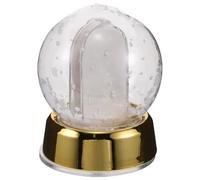 ULDIGI Boule À Neige Vierge avec Photo Cadre Photo Carte De Vœux Boule À Neige De Noël À Faire Soi-Même en Plastique Transparent