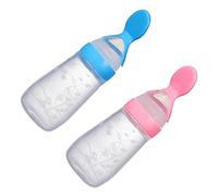 ULDIGI Bouteilles De Nourriture Pour Bébé En Lot De 2 Distributeurs De Céréales De Riz 125ml Contenants De Nourriture Pour Bébé à Pousser