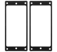ULDIGI Cadres de Micros Incurvés pour Guitares Électriques 7 Cordes, 2 Pièces, Anneaux de Montage en Plastique Noir Résistant à L'usure, Accessoires de Pick-up Friction et Protection