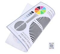 ULDIGI Carte en Papier Ajustement Facile Motif Intuitif de Test de Mise Point et Calibration Précise pour Lentilles de Caméra Intérieure