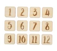 ULDIGI Cartes D'anniversaire Pour Bébé Cartes Mensuelles En Bois Accessoires De Photographie Premiers Mois