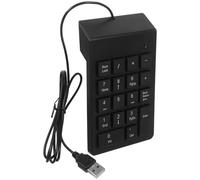 ULDIGI Clavier Numérique USB 19 Touches Compact pour Finance et Banque avec Touches Mécaniques Silencieuses en Plastique