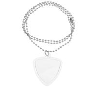 ULDIGI Collier Porte-médiators Transparent pour Guitare, Boîte de Rangement Pendentif Compatible Médiators Standard, Accessoire Compact et Léger pour Musiciens en Déplacement, Étui