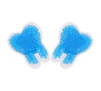 ULDIGI Compresses de Glace en Gel Réutilisables, 2 Pièces, Forme Dent, Couleur Bleue, Chaud Froid pour Traitement Post-Partum et Soins des Dents, Utilisation Polyvalente pour