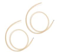 ULDIGI Crins D'archet pour Violoncelle et Erhu 78 Cm 2 Jeux de Crins Naturels Accessoires pour Instruments à Cordes Frottées Remplacement Précis et Solide pour Orchestre