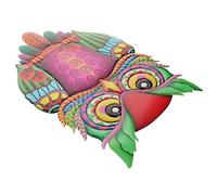 ULDIGI Décoration Murale Hibou En Métal Sculpture Murale Artisanale Décoration Suspendue Pour Chambre Salon