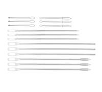 ULDIGI Ensemble De 15 Outils Pour Cordons De Serrage Enfile-Fils Outil De Couture Aiguille À Laine Enfile-Fils Argentés