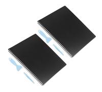 ULDIGI Ensemble De 2 Ensemble d'album photo de livre d'autocollants gommettes scrapbooking kit stickers book stickers scrapbooking autocollants pour album album Black