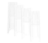 ULDIGI Étui de Rangement Portable pour Anches de Clarinette et Saxophone Alto Lot de 4 Porte-Anches en Plastique ABS Protection Hermétique Compacte Accessoire pour Musicien de Bois