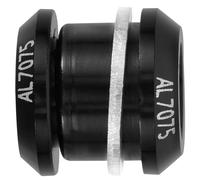 ULDIGI Évent Métallique pour Grosse Caisse en Alliage D'aluminium Noir, Vis de Tambour Compatibles Pédale, Accessoire Solide pour Batterie Militaire et Percussion Professionnelle